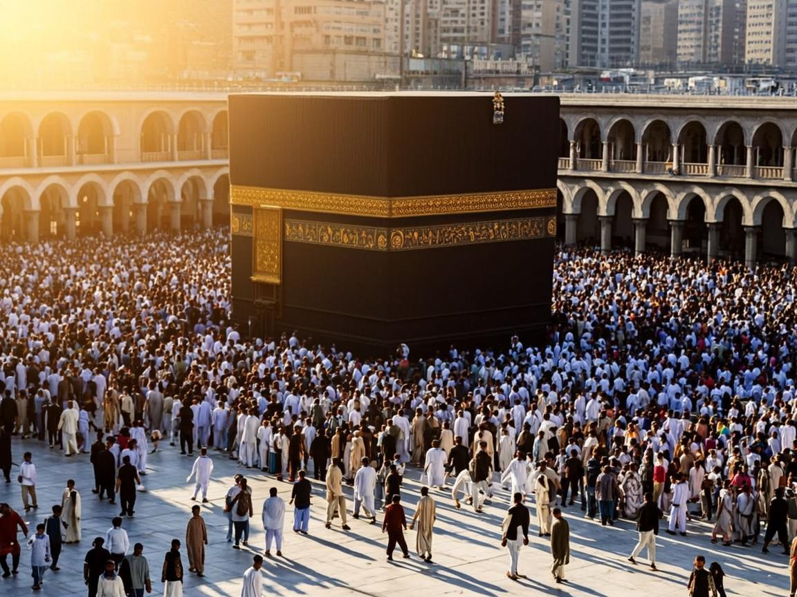 Pèlerins effectuant le Tawaf